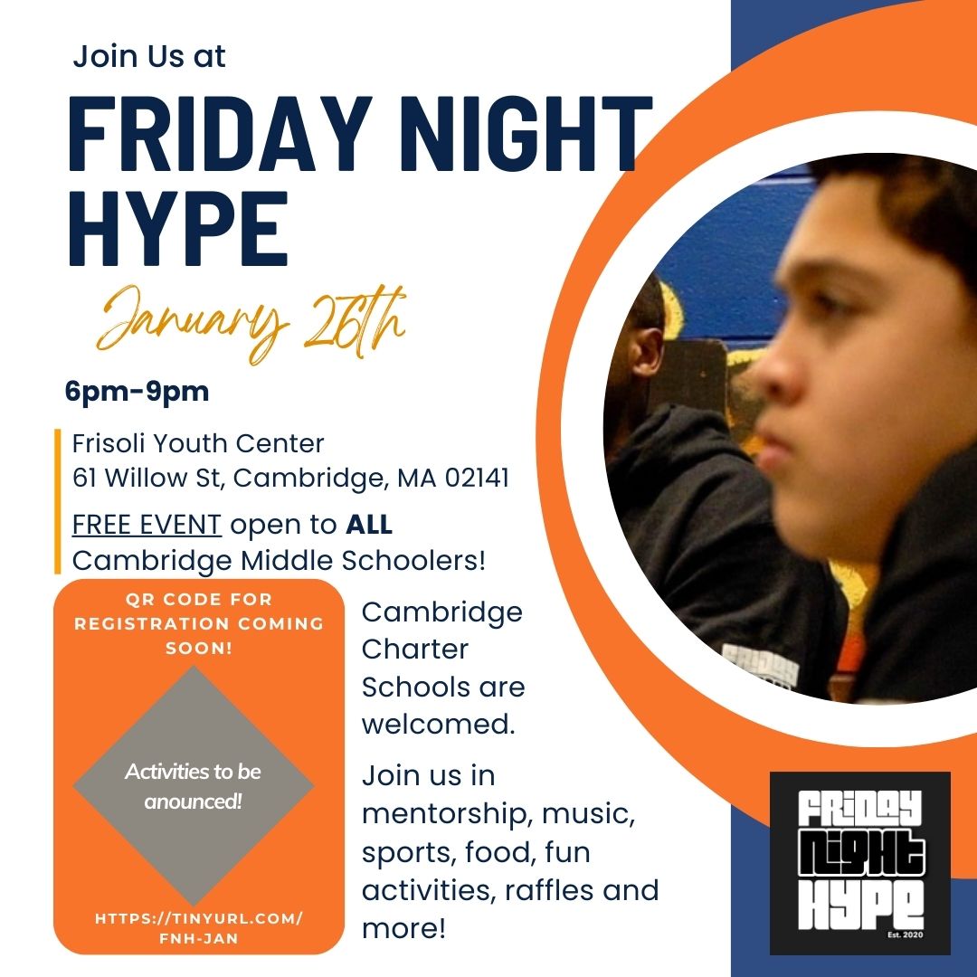 Friday Night Hype Flyer January 2024